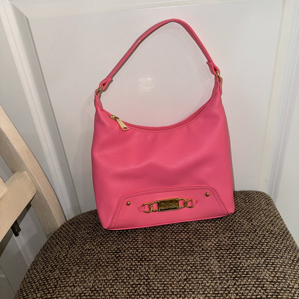Juicy Couture Pink Hobo Bag with Gold Accents